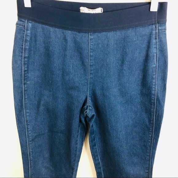 Vintage Free People dark blue skinny jeans, stretchy fit womens size 30 curvy - Picture 7 of 7